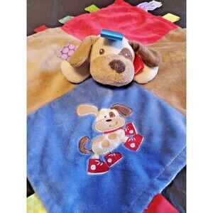 Mary Meyer Taggies Buddy Dog Baby Plush Security Blanket Lovey
